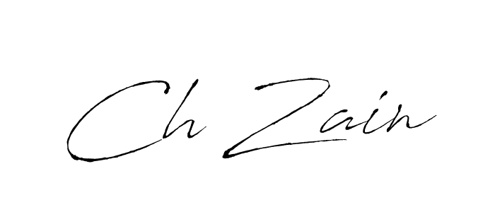 It looks lik you need a new signature style for name Ch Zain. Design unique handwritten (Antro_Vectra) signature with our free signature maker in just a few clicks. Ch Zain signature style 6 images and pictures png