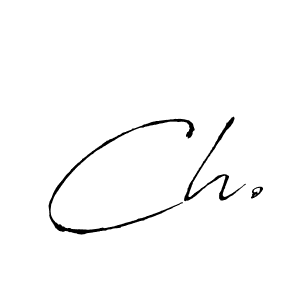 How to make Ch. signature? Antro_Vectra is a professional autograph style. Create handwritten signature for Ch. name. Ch. signature style 6 images and pictures png