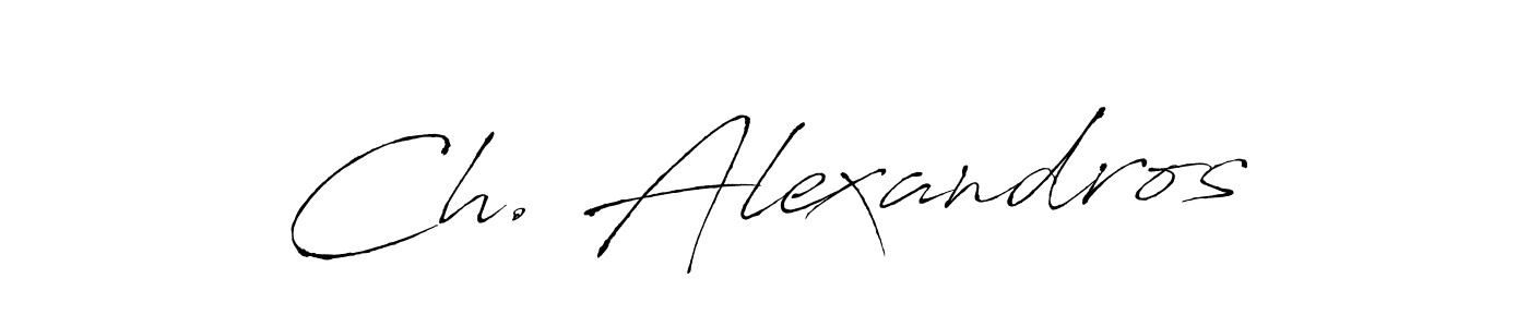 Best and Professional Signature Style for Ch. Alexandros. Antro_Vectra Best Signature Style Collection. Ch. Alexandros signature style 6 images and pictures png