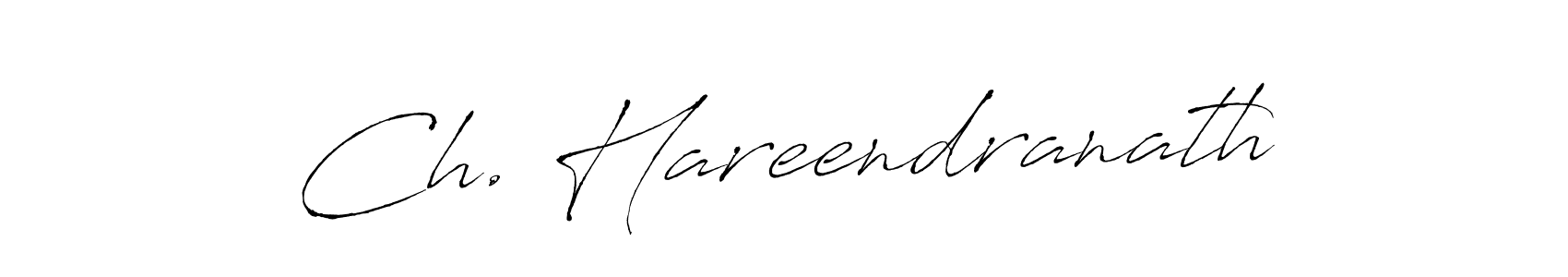 You should practise on your own different ways (Antro_Vectra) to write your name (Ch. Hareendranath) in signature. don't let someone else do it for you. Ch. Hareendranath signature style 6 images and pictures png