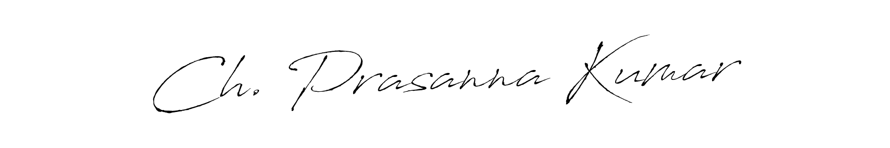 Design your own signature with our free online signature maker. With this signature software, you can create a handwritten (Antro_Vectra) signature for name Ch. Prasanna Kumar. Ch. Prasanna Kumar signature style 6 images and pictures png