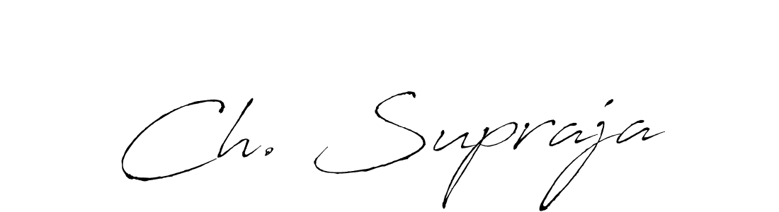 Once you've used our free online signature maker to create your best signature Antro_Vectra style, it's time to enjoy all of the benefits that Ch. Supraja name signing documents. Ch. Supraja signature style 6 images and pictures png