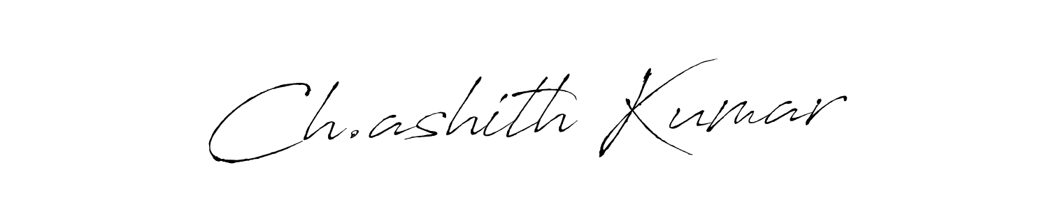 The best way (Antro_Vectra) to make a short signature is to pick only two or three words in your name. The name Ch.ashith Kumar include a total of six letters. For converting this name. Ch.ashith Kumar signature style 6 images and pictures png