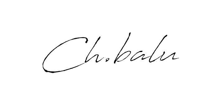 Make a beautiful signature design for name Ch.balu. With this signature (Antro_Vectra) style, you can create a handwritten signature for free. Ch.balu signature style 6 images and pictures png