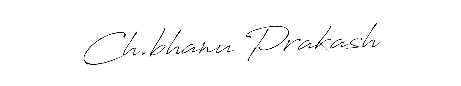 How to make Ch.bhanu Prakash signature? Antro_Vectra is a professional autograph style. Create handwritten signature for Ch.bhanu Prakash name. Ch.bhanu Prakash signature style 6 images and pictures png