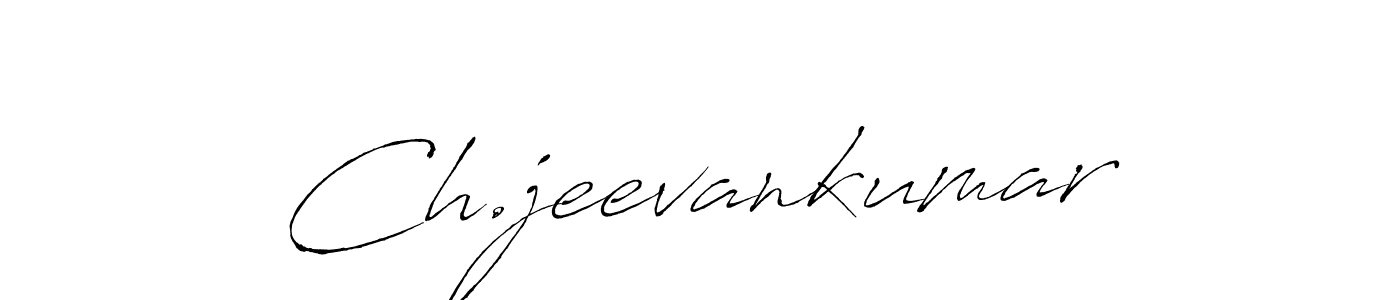 Ch.jeevankumar stylish signature style. Best Handwritten Sign (Antro_Vectra) for my name. Handwritten Signature Collection Ideas for my name Ch.jeevankumar. Ch.jeevankumar signature style 6 images and pictures png