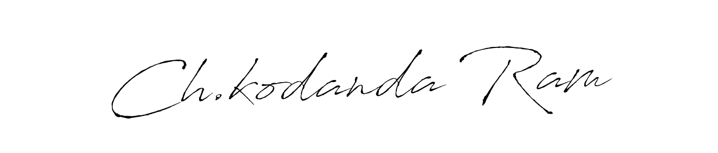 Use a signature maker to create a handwritten signature online. With this signature software, you can design (Antro_Vectra) your own signature for name Ch.kodanda Ram. Ch.kodanda Ram signature style 6 images and pictures png