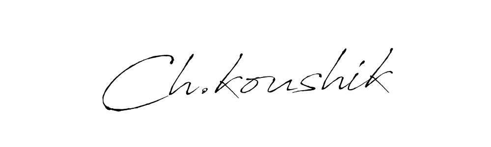 It looks lik you need a new signature style for name Ch.koushik. Design unique handwritten (Antro_Vectra) signature with our free signature maker in just a few clicks. Ch.koushik signature style 6 images and pictures png