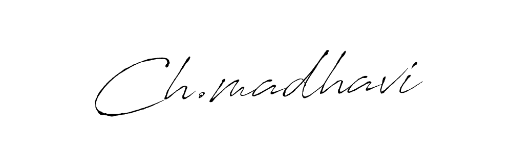 Use a signature maker to create a handwritten signature online. With this signature software, you can design (Antro_Vectra) your own signature for name Ch.madhavi. Ch.madhavi signature style 6 images and pictures png