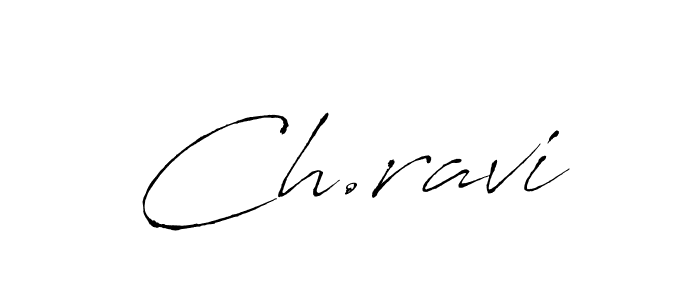 Use a signature maker to create a handwritten signature online. With this signature software, you can design (Antro_Vectra) your own signature for name Ch.ravi. Ch.ravi signature style 6 images and pictures png