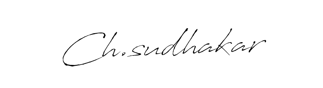 Also You can easily find your signature by using the search form. We will create Ch.sudhakar name handwritten signature images for you free of cost using Antro_Vectra sign style. Ch.sudhakar signature style 6 images and pictures png