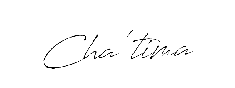 How to make Cha'tima signature? Antro_Vectra is a professional autograph style. Create handwritten signature for Cha'tima name. Cha'tima signature style 6 images and pictures png