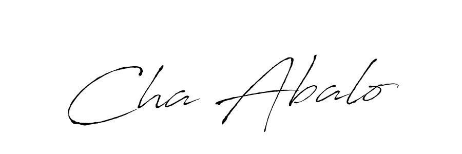 You should practise on your own different ways (Antro_Vectra) to write your name (Cha Abalo) in signature. don't let someone else do it for you. Cha Abalo signature style 6 images and pictures png