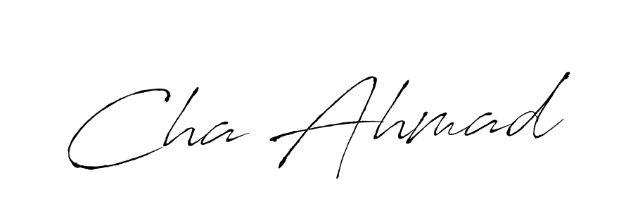 Make a beautiful signature design for name Cha Ahmad. Use this online signature maker to create a handwritten signature for free. Cha Ahmad signature style 6 images and pictures png