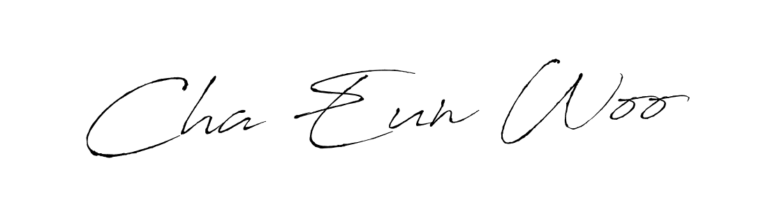 Design your own signature with our free online signature maker. With this signature software, you can create a handwritten (Antro_Vectra) signature for name Cha Eun Woo. Cha Eun Woo signature style 6 images and pictures png
