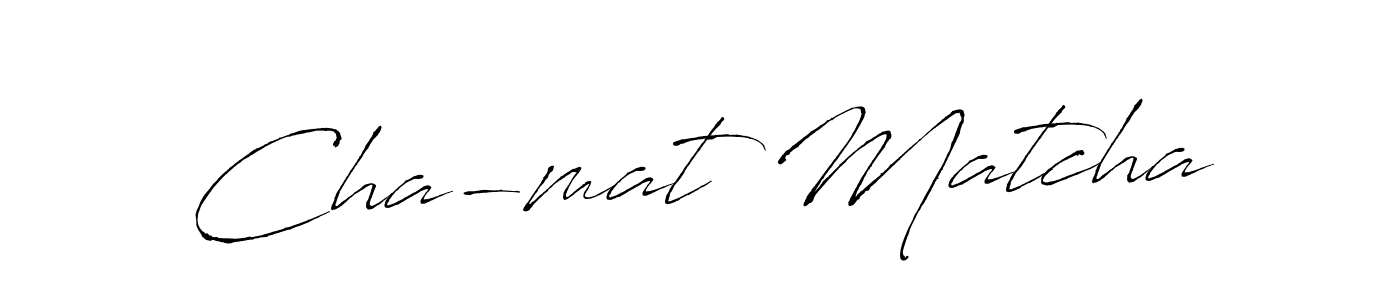 You should practise on your own different ways (Antro_Vectra) to write your name (Cha-mat Matcha) in signature. don't let someone else do it for you. Cha-mat Matcha signature style 6 images and pictures png