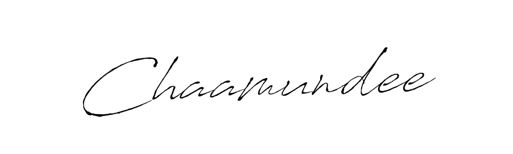 Design your own signature with our free online signature maker. With this signature software, you can create a handwritten (Antro_Vectra) signature for name Chaamundee. Chaamundee signature style 6 images and pictures png