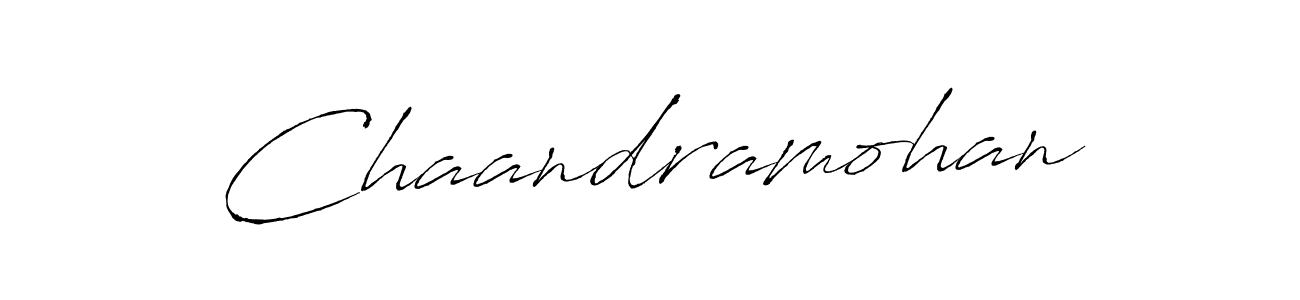 Also we have Chaandramohan name is the best signature style. Create professional handwritten signature collection using Antro_Vectra autograph style. Chaandramohan signature style 6 images and pictures png