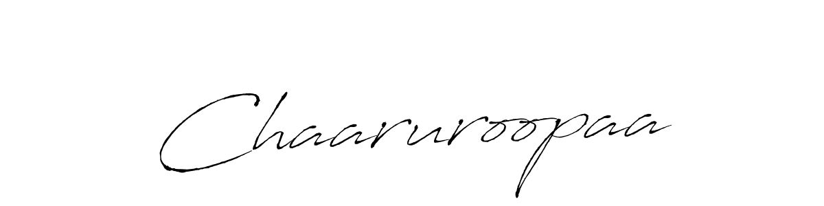 Design your own signature with our free online signature maker. With this signature software, you can create a handwritten (Antro_Vectra) signature for name Chaaruroopaa. Chaaruroopaa signature style 6 images and pictures png