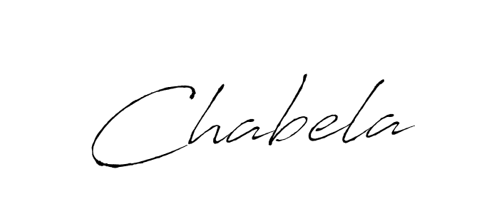 Use a signature maker to create a handwritten signature online. With this signature software, you can design (Antro_Vectra) your own signature for name Chabela. Chabela signature style 6 images and pictures png