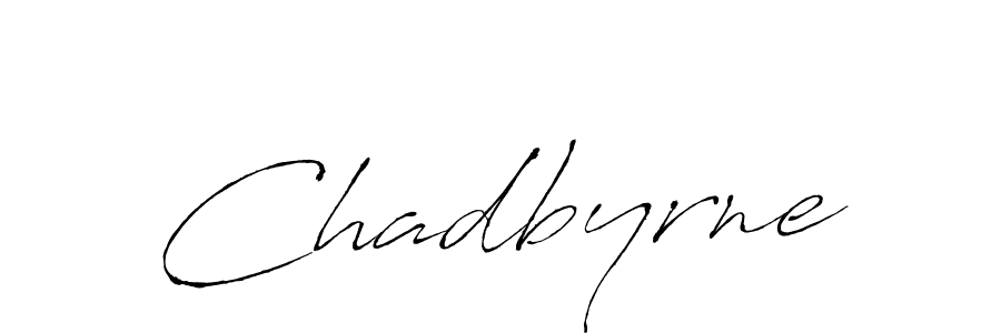 How to make Chadbyrne signature? Antro_Vectra is a professional autograph style. Create handwritten signature for Chadbyrne name. Chadbyrne signature style 6 images and pictures png