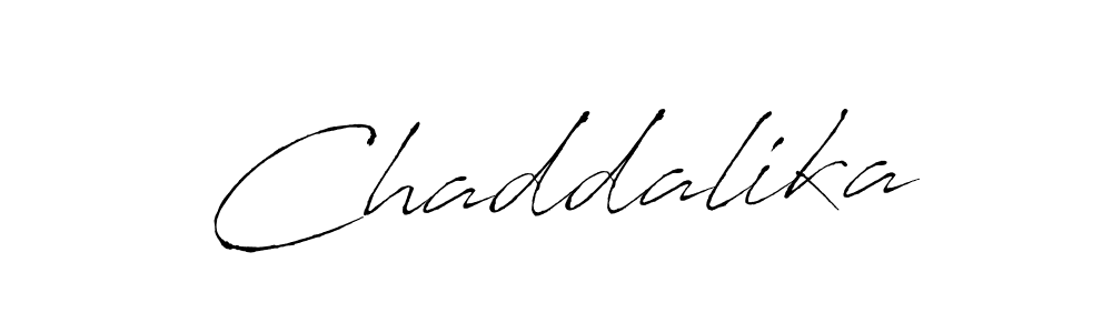 Chaddalika stylish signature style. Best Handwritten Sign (Antro_Vectra) for my name. Handwritten Signature Collection Ideas for my name Chaddalika. Chaddalika signature style 6 images and pictures png