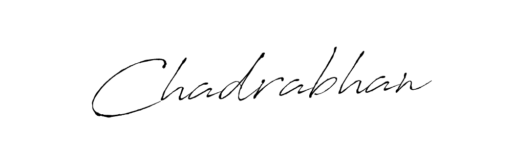 Make a beautiful signature design for name Chadrabhan. With this signature (Antro_Vectra) style, you can create a handwritten signature for free. Chadrabhan signature style 6 images and pictures png