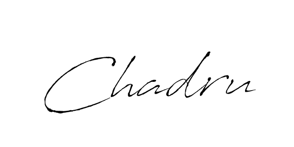 Chadru stylish signature style. Best Handwritten Sign (Antro_Vectra) for my name. Handwritten Signature Collection Ideas for my name Chadru. Chadru signature style 6 images and pictures png