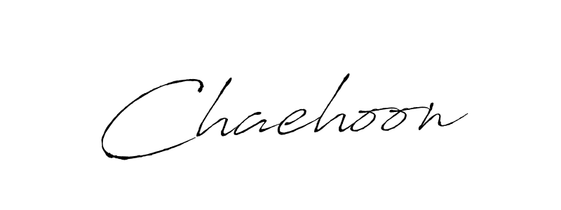 Design your own signature with our free online signature maker. With this signature software, you can create a handwritten (Antro_Vectra) signature for name Chaehoon. Chaehoon signature style 6 images and pictures png