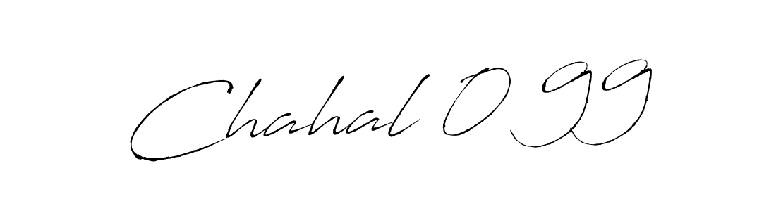 Chahal 0 99 stylish signature style. Best Handwritten Sign (Antro_Vectra) for my name. Handwritten Signature Collection Ideas for my name Chahal 0 99. Chahal 0 99 signature style 6 images and pictures png