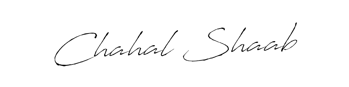 The best way (Antro_Vectra) to make a short signature is to pick only two or three words in your name. The name Chahal Shaab include a total of six letters. For converting this name. Chahal Shaab signature style 6 images and pictures png