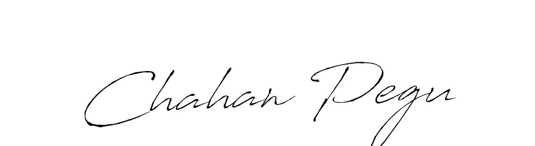 Design your own signature with our free online signature maker. With this signature software, you can create a handwritten (Antro_Vectra) signature for name Chahan Pegu. Chahan Pegu signature style 6 images and pictures png