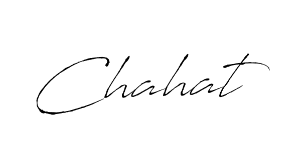 Make a beautiful signature design for name Chahat. With this signature (Antro_Vectra) style, you can create a handwritten signature for free. Chahat signature style 6 images and pictures png