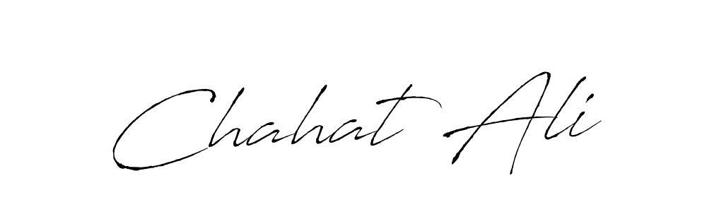 Use a signature maker to create a handwritten signature online. With this signature software, you can design (Antro_Vectra) your own signature for name Chahat Ali. Chahat Ali signature style 6 images and pictures png