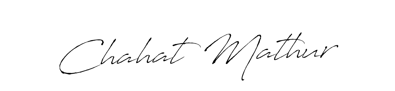 It looks lik you need a new signature style for name Chahat Mathur. Design unique handwritten (Antro_Vectra) signature with our free signature maker in just a few clicks. Chahat Mathur signature style 6 images and pictures png