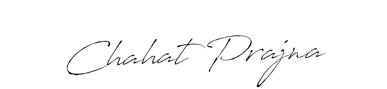 How to make Chahat Prajna signature? Antro_Vectra is a professional autograph style. Create handwritten signature for Chahat Prajna name. Chahat Prajna signature style 6 images and pictures png