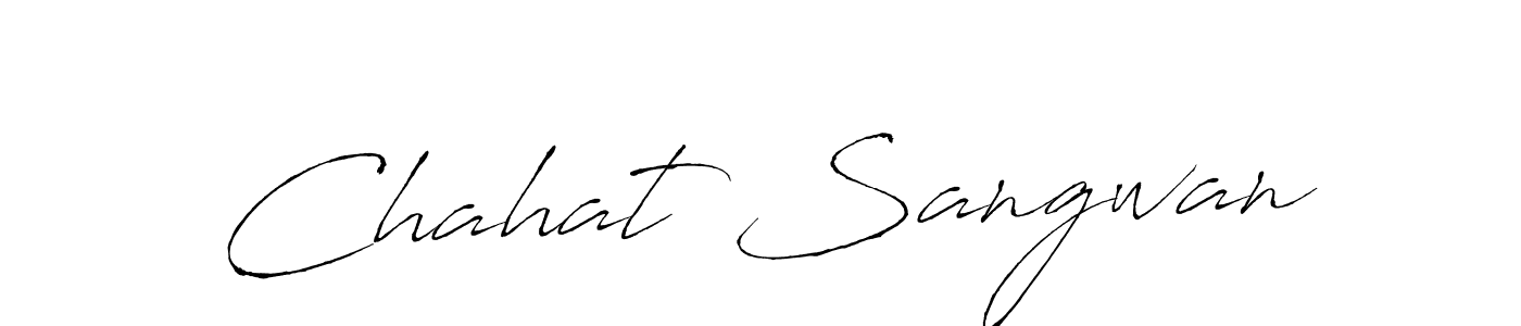 Make a short Chahat Sangwan signature style. Manage your documents anywhere anytime using Antro_Vectra. Create and add eSignatures, submit forms, share and send files easily. Chahat Sangwan signature style 6 images and pictures png
