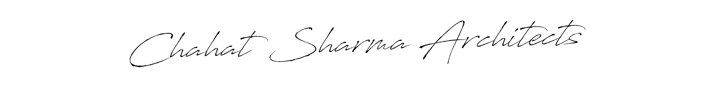 Chahat Sharma Architects stylish signature style. Best Handwritten Sign (Antro_Vectra) for my name. Handwritten Signature Collection Ideas for my name Chahat Sharma Architects. Chahat Sharma Architects signature style 6 images and pictures png