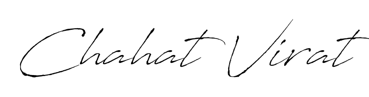 Make a beautiful signature design for name Chahat Virat. Use this online signature maker to create a handwritten signature for free. Chahat Virat signature style 6 images and pictures png