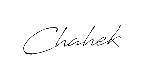 if you are searching for the best signature style for your name Chahek. so please give up your signature search. here we have designed multiple signature styles  using Antro_Vectra. Chahek signature style 6 images and pictures png