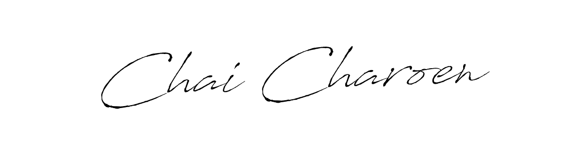 Chai Charoen stylish signature style. Best Handwritten Sign (Antro_Vectra) for my name. Handwritten Signature Collection Ideas for my name Chai Charoen. Chai Charoen signature style 6 images and pictures png