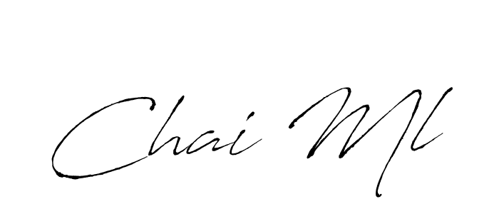 if you are searching for the best signature style for your name Chai Ml. so please give up your signature search. here we have designed multiple signature styles  using Antro_Vectra. Chai Ml signature style 6 images and pictures png