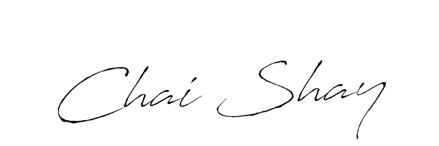 Similarly Antro_Vectra is the best handwritten signature design. Signature creator online .You can use it as an online autograph creator for name Chai Shay. Chai Shay signature style 6 images and pictures png