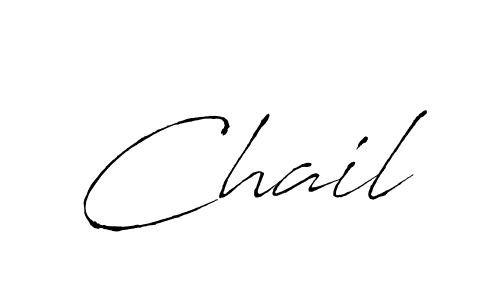 Design your own signature with our free online signature maker. With this signature software, you can create a handwritten (Antro_Vectra) signature for name Chail. Chail signature style 6 images and pictures png