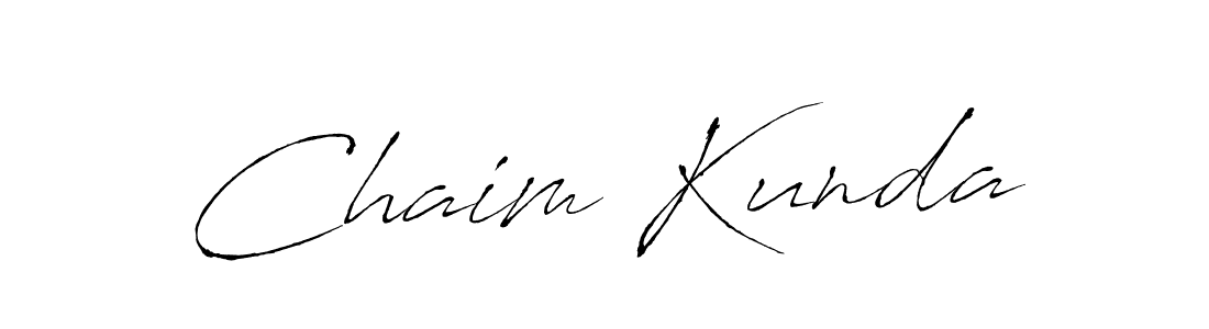 Create a beautiful signature design for name Chaim Kunda. With this signature (Antro_Vectra) fonts, you can make a handwritten signature for free. Chaim Kunda signature style 6 images and pictures png