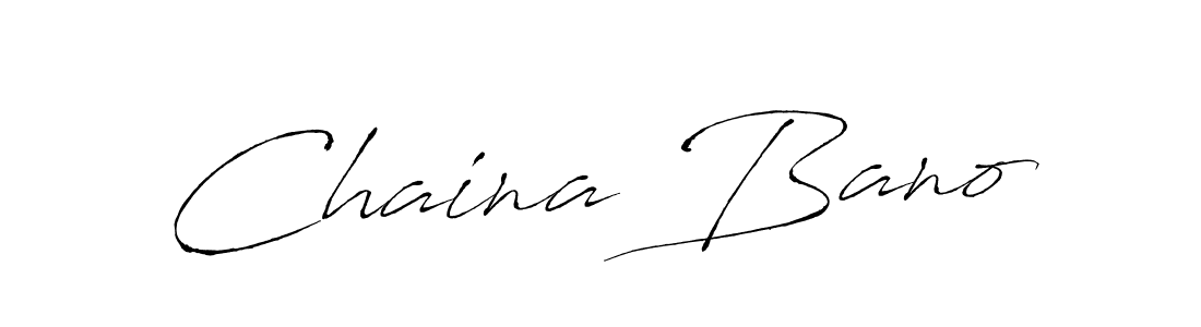 Create a beautiful signature design for name Chaina Bano. With this signature (Antro_Vectra) fonts, you can make a handwritten signature for free. Chaina Bano signature style 6 images and pictures png