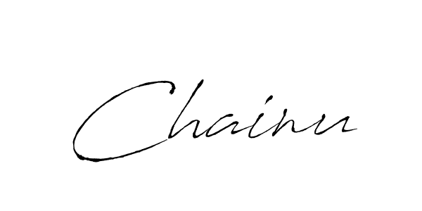 Chainu stylish signature style. Best Handwritten Sign (Antro_Vectra) for my name. Handwritten Signature Collection Ideas for my name Chainu. Chainu signature style 6 images and pictures png