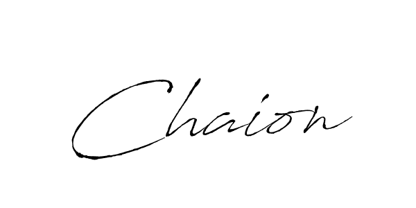 Use a signature maker to create a handwritten signature online. With this signature software, you can design (Antro_Vectra) your own signature for name Chaion. Chaion signature style 6 images and pictures png