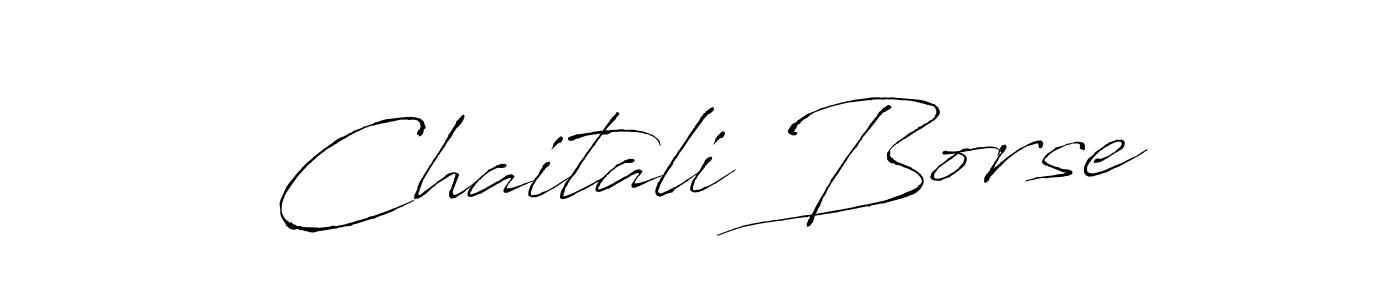 How to make Chaitali Borse name signature. Use Antro_Vectra style for creating short signs online. This is the latest handwritten sign. Chaitali Borse signature style 6 images and pictures png