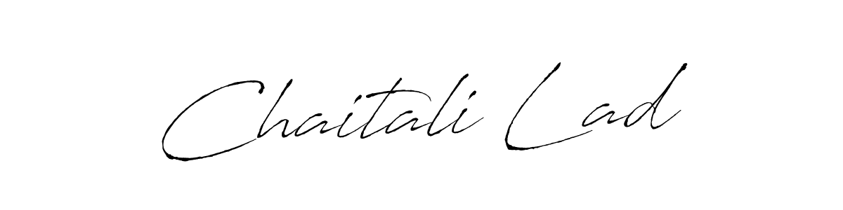 Make a beautiful signature design for name Chaitali Lad. With this signature (Antro_Vectra) style, you can create a handwritten signature for free. Chaitali Lad signature style 6 images and pictures png
